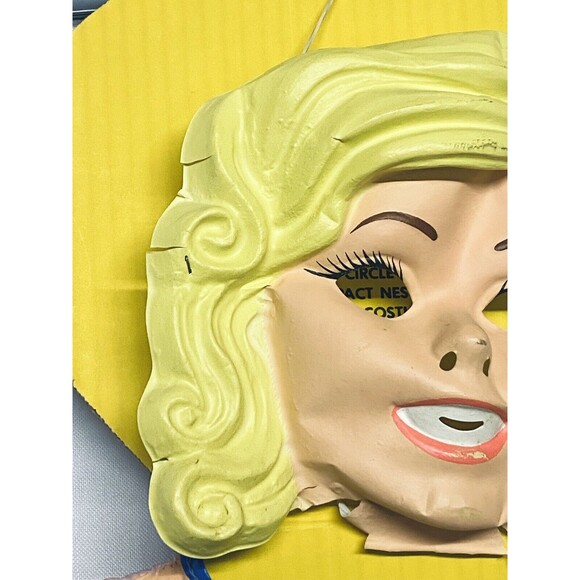 Vintage 1987 Ben Cooper Barbie Mask & Jewel Secrets Costume Size 8-10 New - READ - Picture 4 of 12